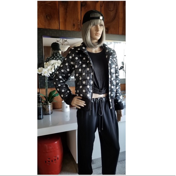 adidas Originals Polka Dot Puffer Jacket - Picture 2 of 8